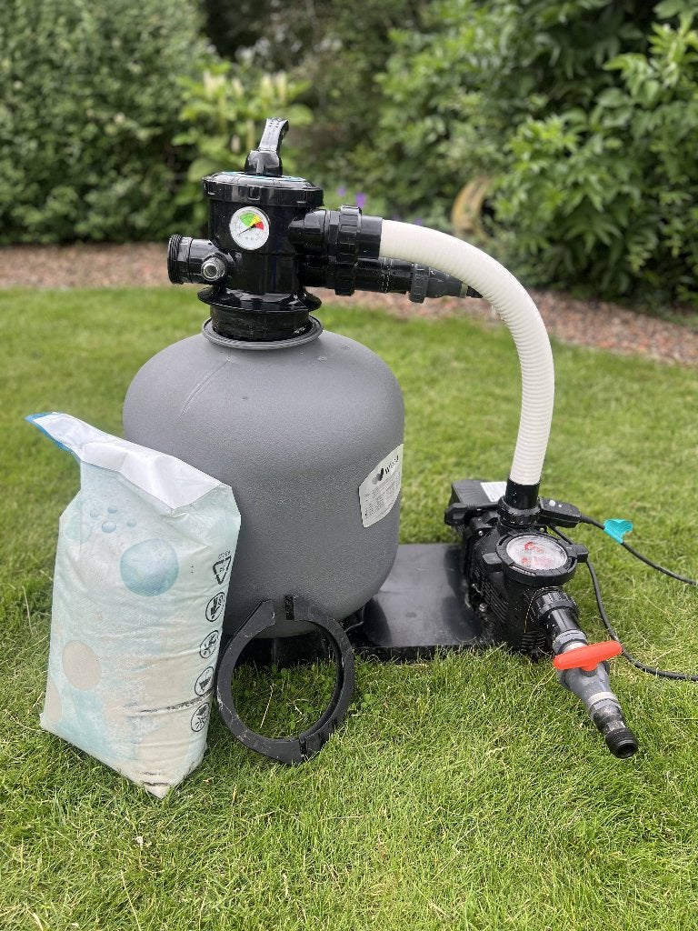 W'eau FPE-500 Zandfilterset + W-OPTI-100 Pomp (1.0 HP), Ophalen, Gebruikt, Elektrisch, Beregeningspomp