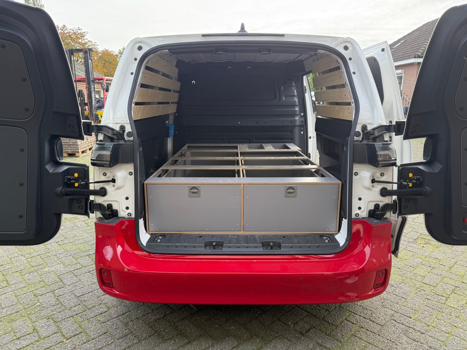Nieuw dubbele bodem bedrijfswagen inrichting vloerlades, Ophalen, Nieuw