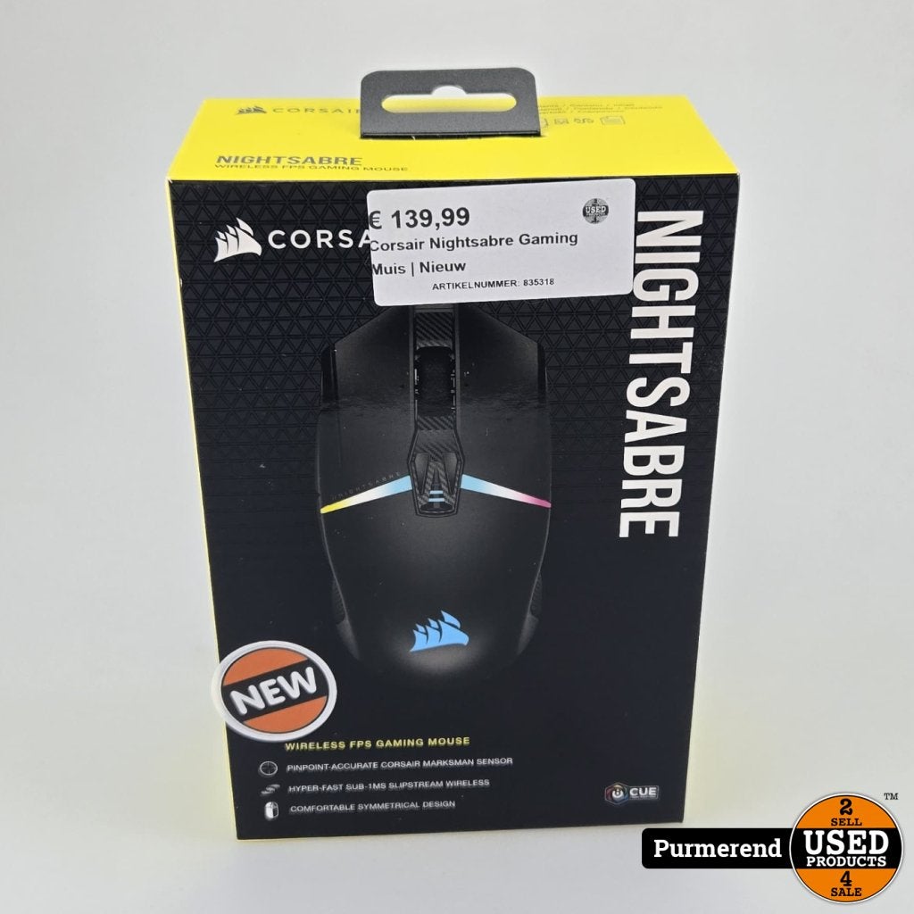 Corsair Nightsabre Gaming Muis | Nieuw, Corsair, Gebruikt, Support@Corsair.com, Corsair GmbH
Landshuter Allee 10
80637 Munich
Germany