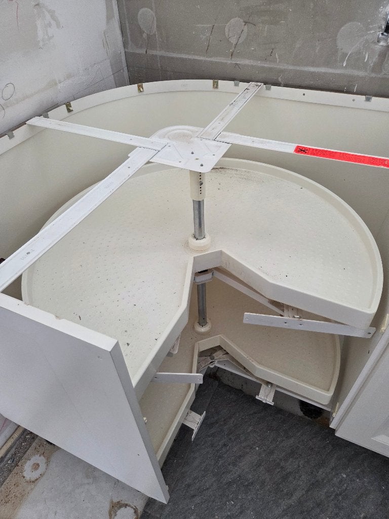 Keuken carrousel, Ophalen, Gebruikt, Wit, 50 tot 100 cm
