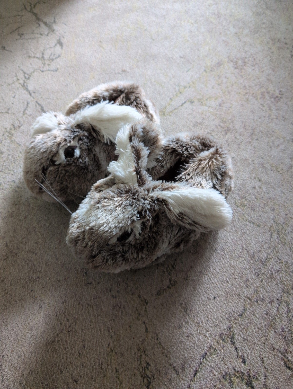 Schattige konijnen pantoffels - Maat 36/37, Ophalen, Gedragen, Bruin, Pantoffels of Sloffen