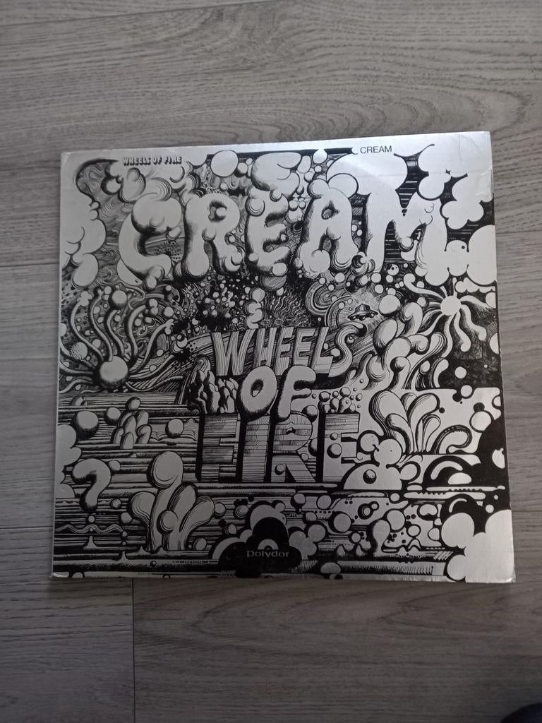 Cream Wheels of fire vinyl, Cd's en Dvd's, Vinyl | Rock, Ophalen of Verzenden, Zo goed als nieuw, 12 inch, Poprock