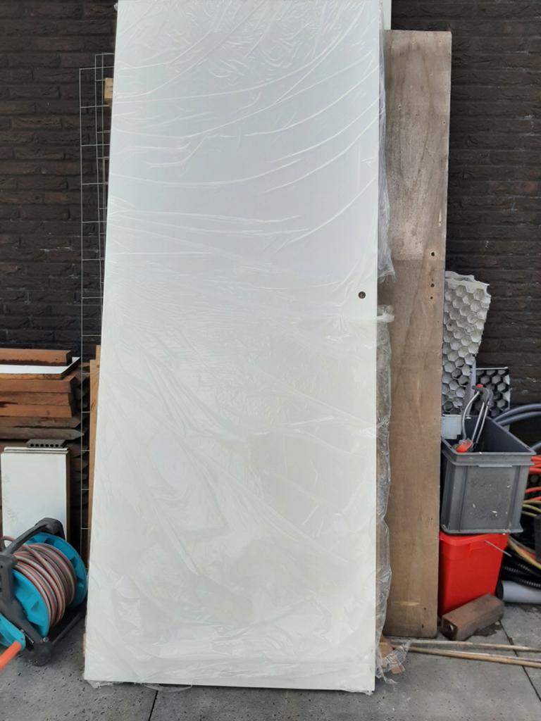 Nieuwe witte binnendeuren, ongebruikt, Doe-het-zelf en Verbouw, Deuren en Horren, Ophalen, 80 tot 100 cm, 215 cm of meer, Binnendeur