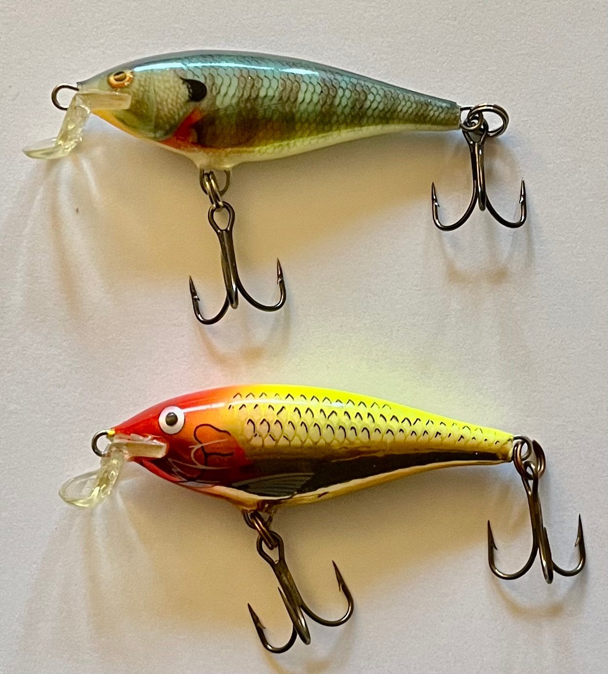 2x Rapala Shallow Plugje 6cm 4Gr IZGST Zie alle Foto’s, Watersport en Boten, Ophalen of Verzenden, Zo goed als nieuw
