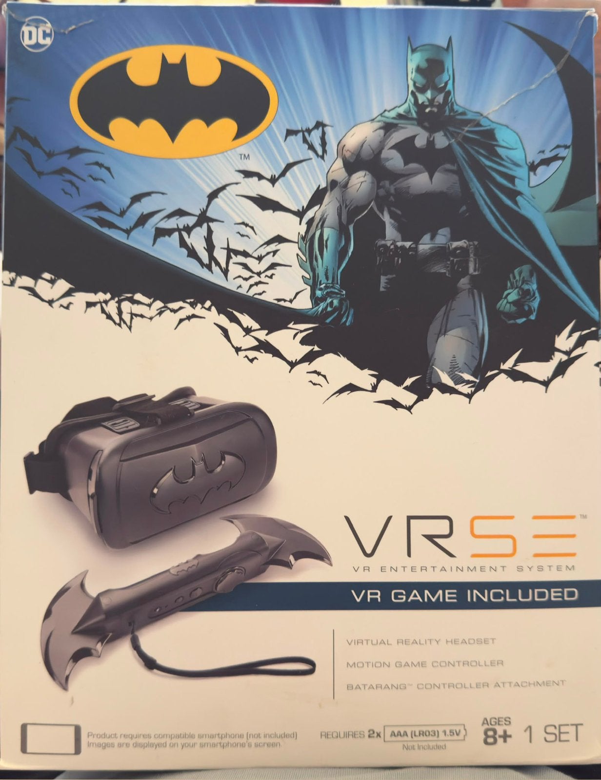 Batman virtual reality game, Spelcomputers en Games, Virtual Reality, Ophalen, Nieuw, Telefoon