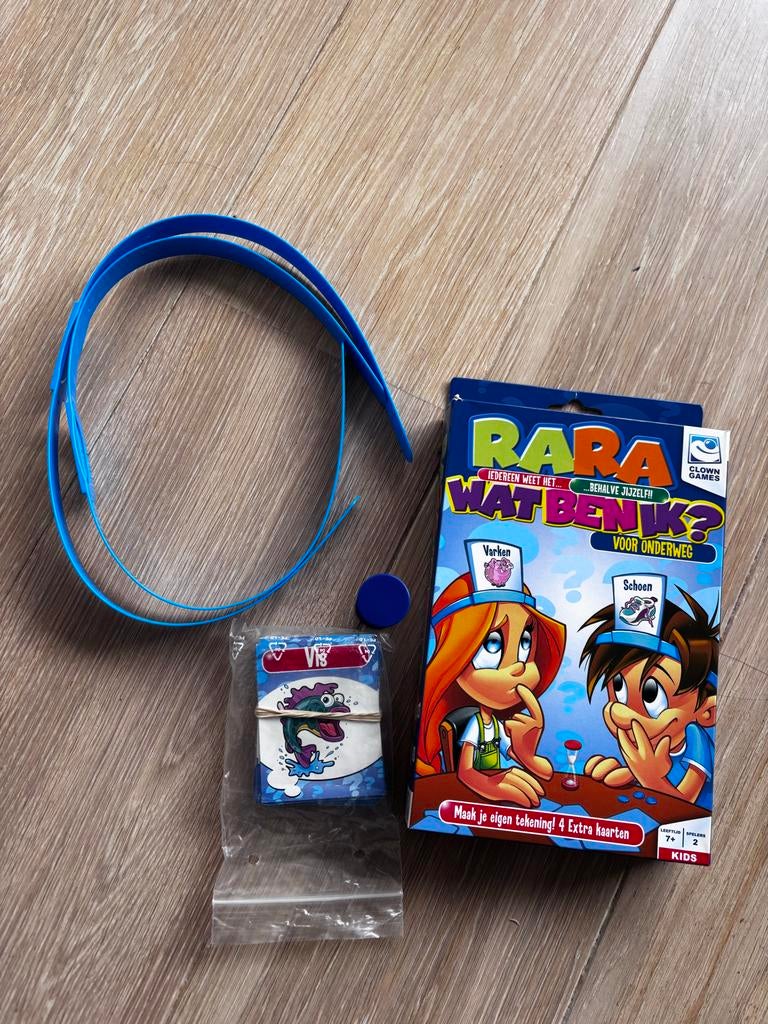 Rara Wat Ben Ik? - Voor Onderweg (Gebruikt, Zeer Netjes), Een of twee spelers, Ophalen of Verzenden, Gebruikt