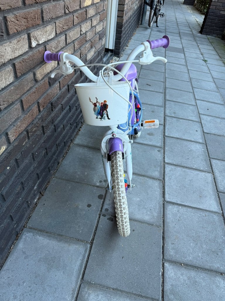 Disney Frozen 2 Kinderfiets - 16 inch - Blauw/Paars