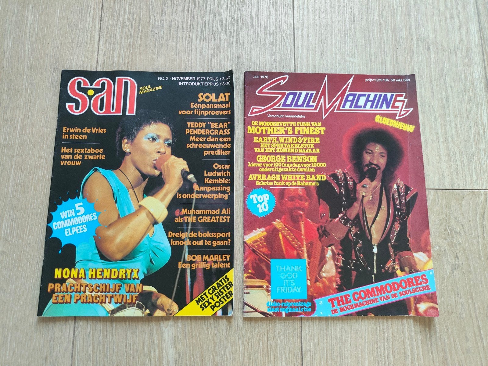 Muziekbladen SAN 1977 en Soul Machine 1978 Soul Muziek, Ophalen of Verzenden, 1960 tot 1980, Nederland, Tijdschrift