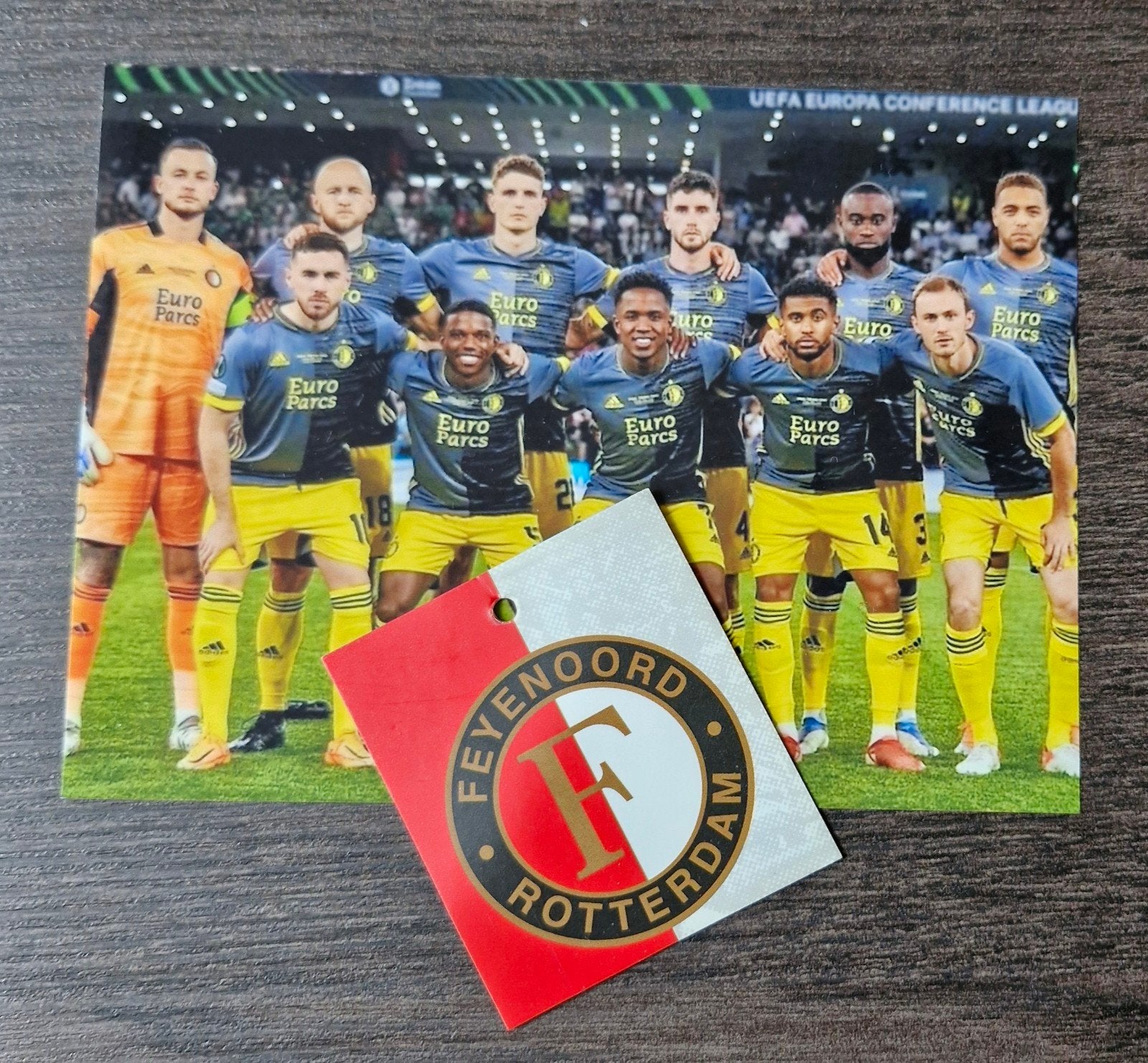 Europa Conference League finale Feyenoord 25-02-2022.
AS Rom, Verzamelen, Ophalen of Verzenden, Zo goed als nieuw, Feyenoord, Overige typen