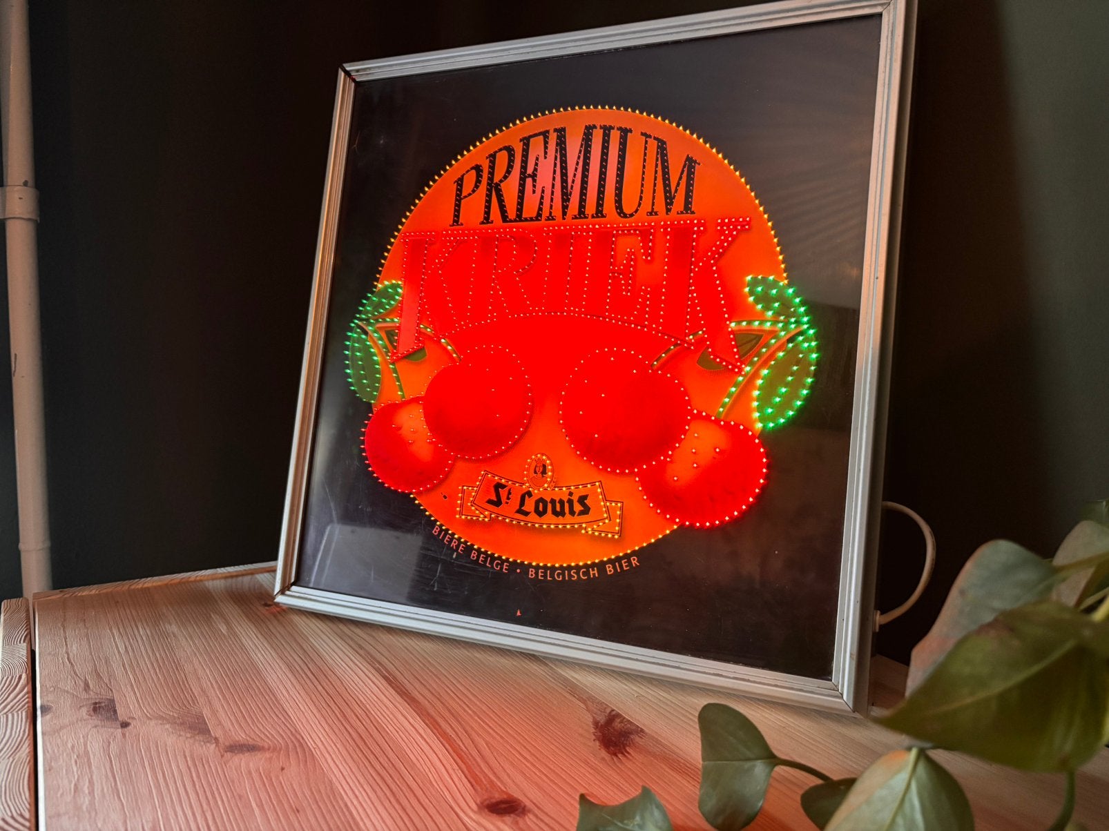 Premium Kriek lichtbak, Ophalen of Verzenden, Zo goed als nieuw, Lichtbak of (neon) lamp