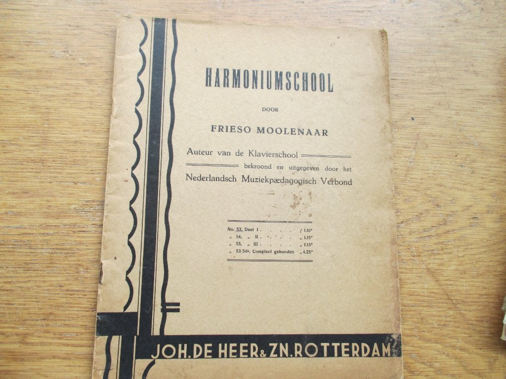 Harmoniumschool deel 1 - frieso molenaar - orgelschool, Muziek en Instrumenten, Bladmuziek, Orgel, Gebruikt, Les of Cursus, Ophalen of Verzenden