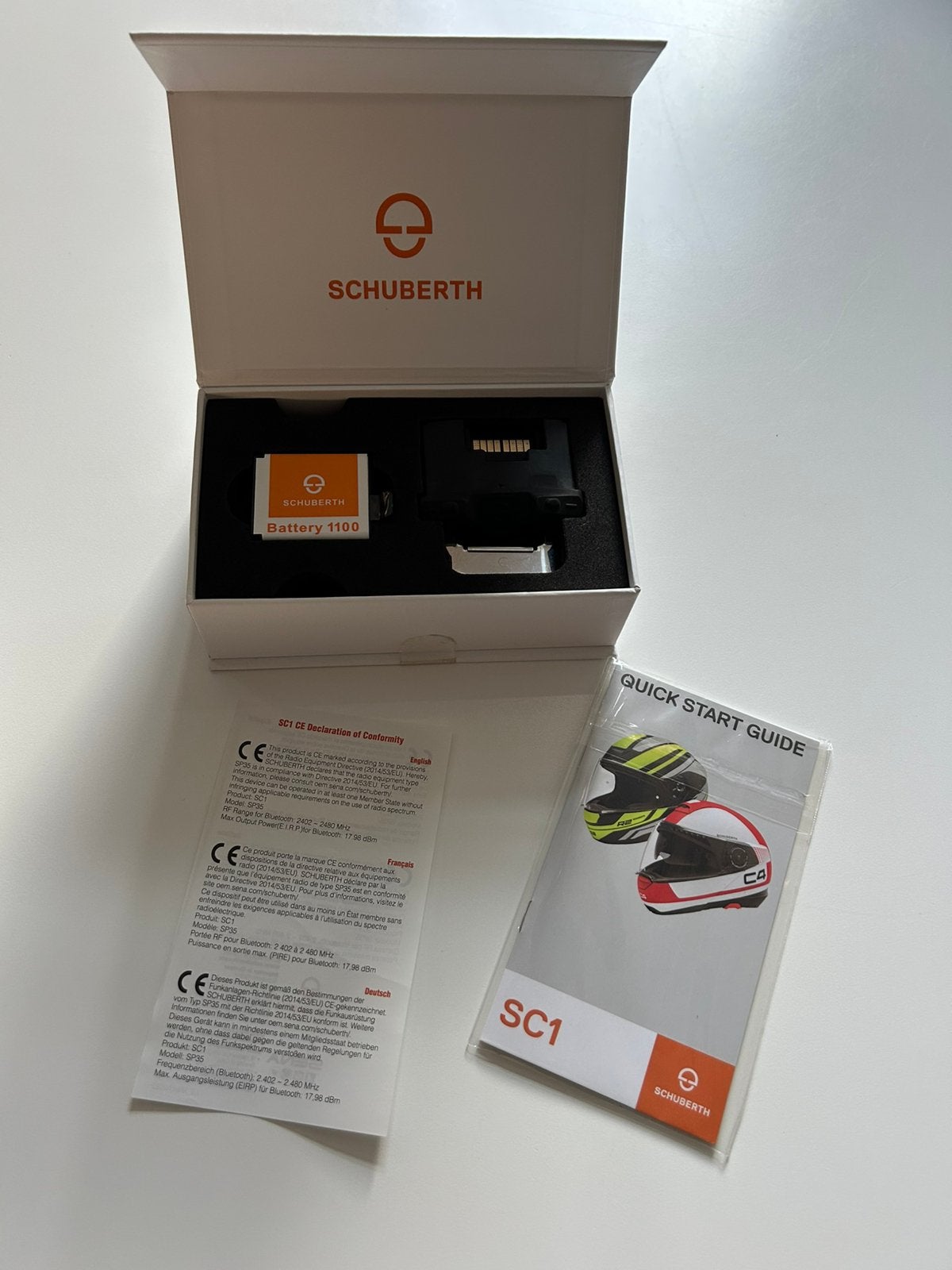 Schuberth SC1 standaard communicatieset, Ophalen of Verzenden, Zo goed als nieuw
