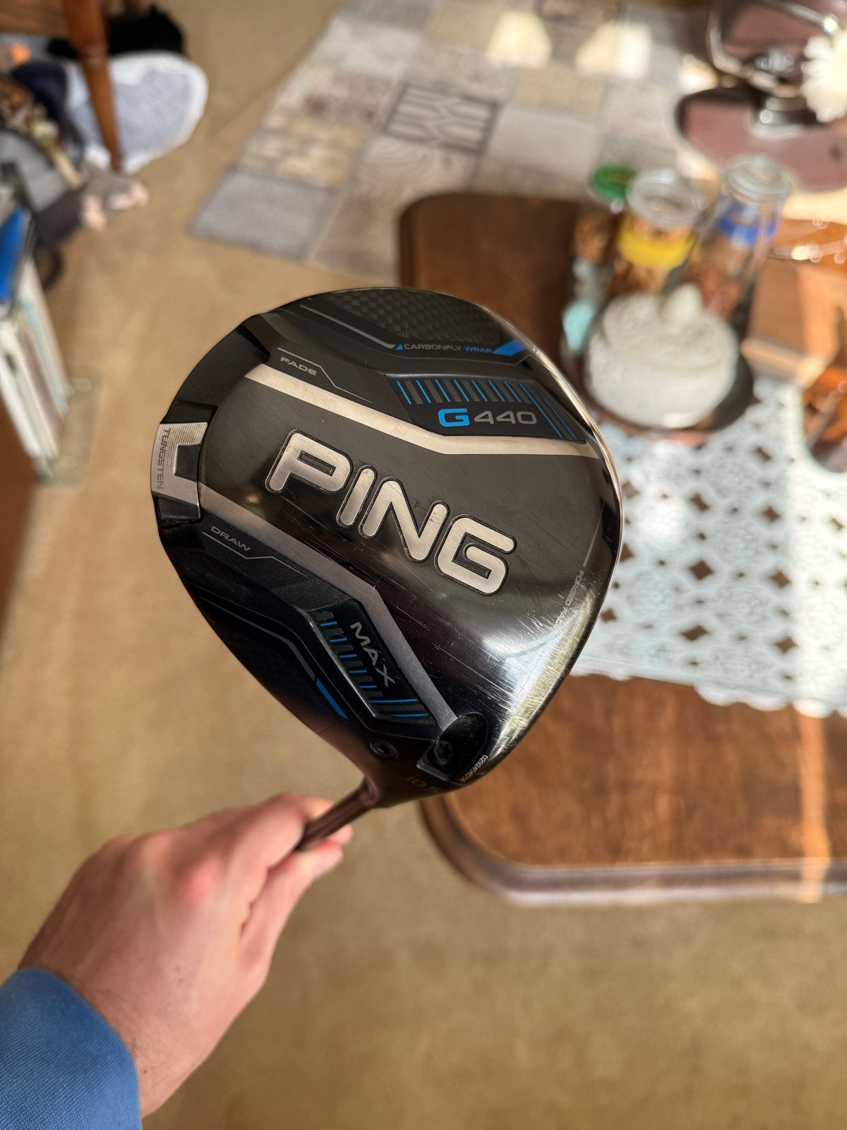 Ping G440 Max Alta CB 50 Driver - Soft regulair shaft, Sport en Fitness, Ophalen, Zo goed als nieuw, Club, Ping