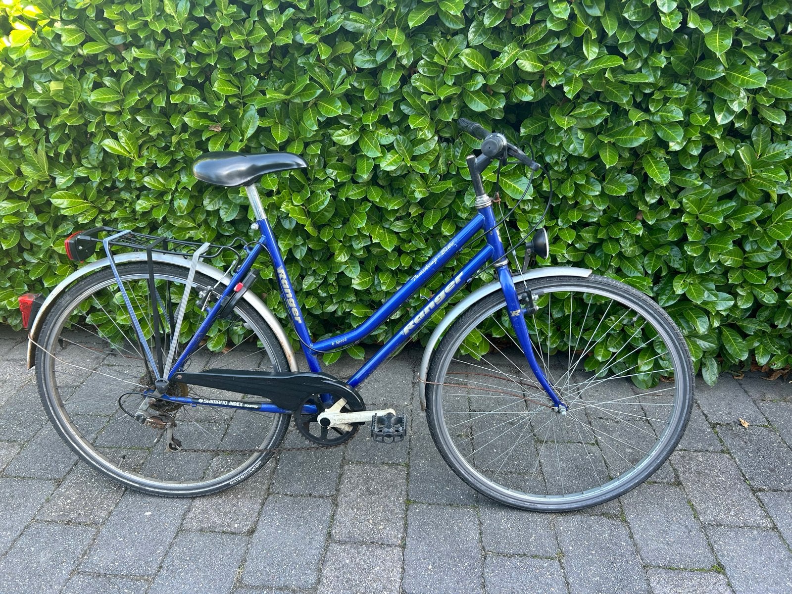Stationsfiets - Koga Miyata damesfiets, Overige merken, Velgrem, Ophalen of Verzenden, 53 tot 56 cm