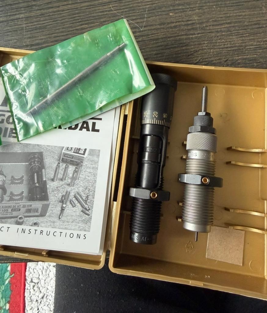 RCBS Gold Medal FL Bushing Die Set .22-250 Rem - Nieuwstaat, Ophalen of Verzenden, Zo goed als nieuw