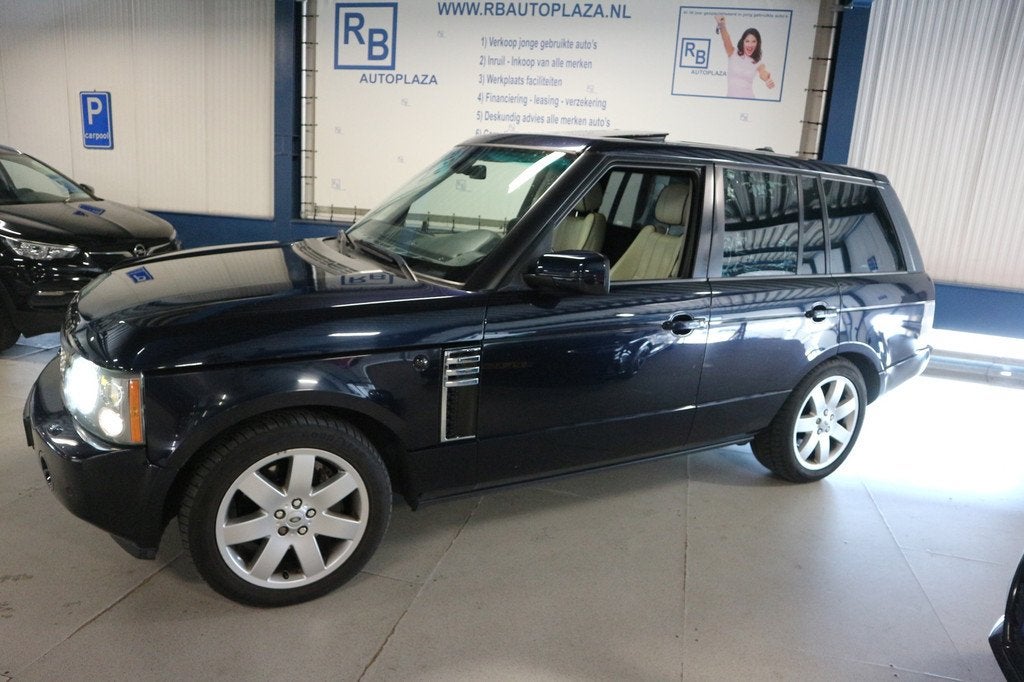 Land Rover RANGE ROVER GRIJS KENTEKEN / 1e EIGENAAR / FULL S, Auto's, Bestelauto's, Automaat, 8 cilinders, 3628 cc, Blauw