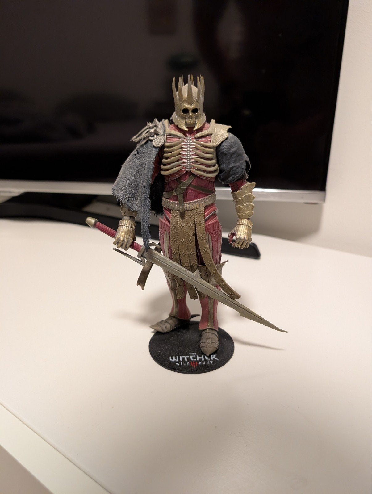 The Witcher 3 Eredin Actiefiguur - Wild Hunt, Verzamelen, Beelden en Beeldjes, Zo goed als nieuw, Ophalen of Verzenden