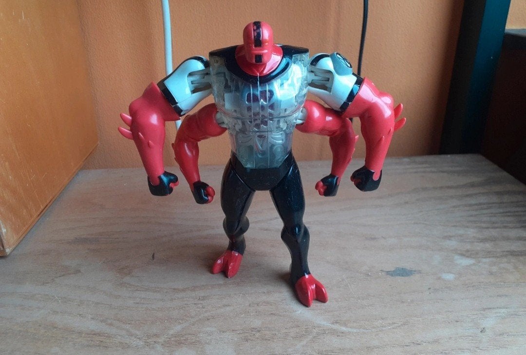 Ben 10 four arms figuur, Ophalen of Verzenden, Gebruikt