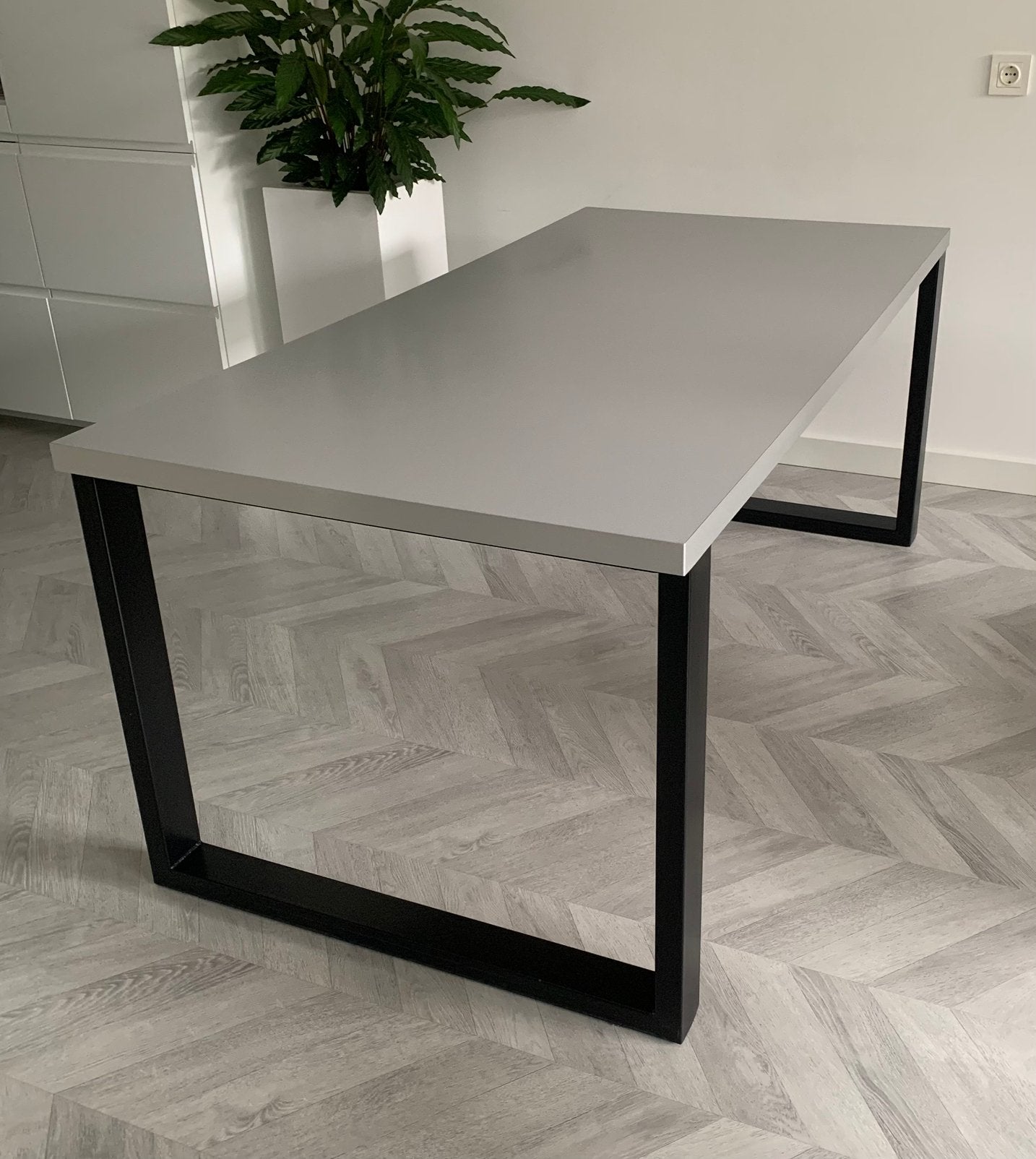 Eetkamertafel, Huis en Inrichting, Tafels | Eettafels, Ophalen, Gebruikt, 50 tot 100 cm, 150 tot 200 cm