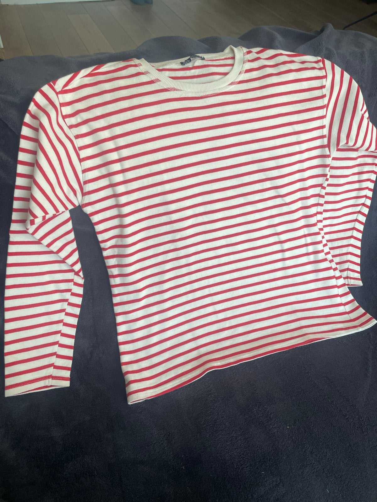 Zara gestreept shirt met lange mouwen, Maat 38/40 (M), Ophalen of Verzenden, Zo goed als nieuw, Lange mouw