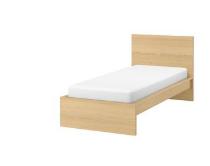 MALM SINGLE IKEA BED, Ophalen, Eenpersoons, Beige, 140 cm