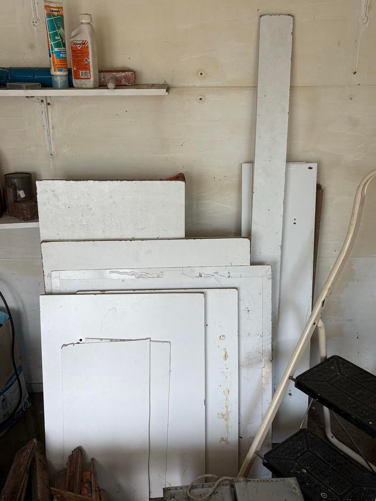 Diverse panelen en platen, Ophalen, Gebruikt, Hout, Minder dan 20 mm
