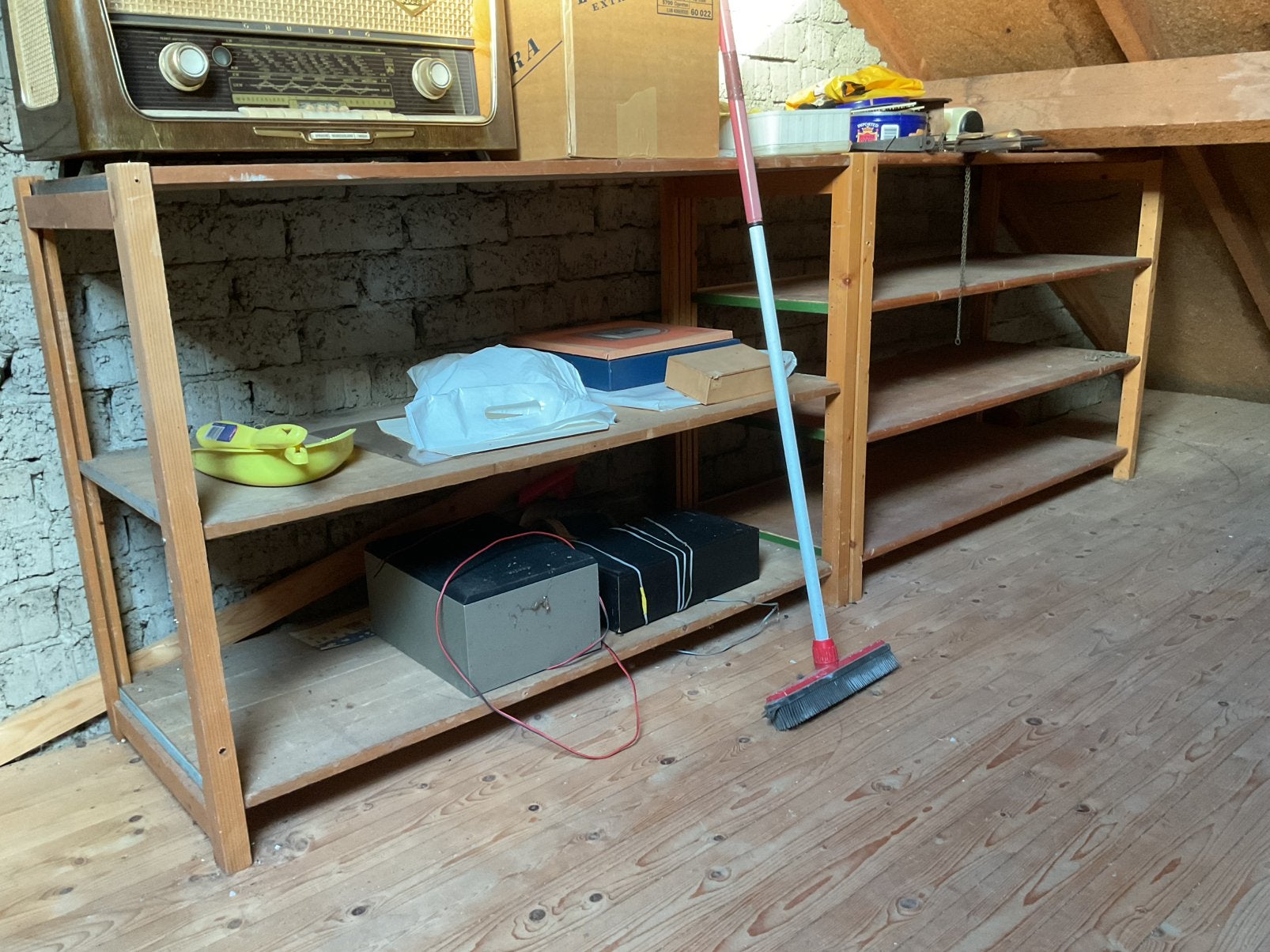 Houten stelling(en), Ophalen, Gebruikt