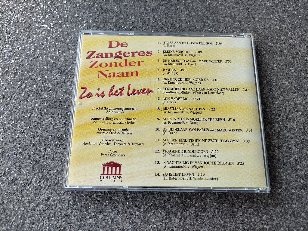 de zangeres zonder naam- zo is het leven, Ophalen, Gebruikt, Pop, Album