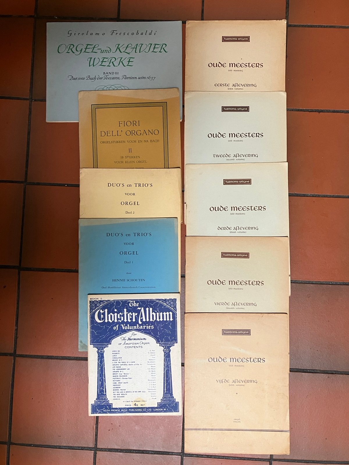 Collectie klassieke bladmuziek voor orgel en klavier, Orgel, Gebruikt, Klassiek, Ophalen of Verzenden