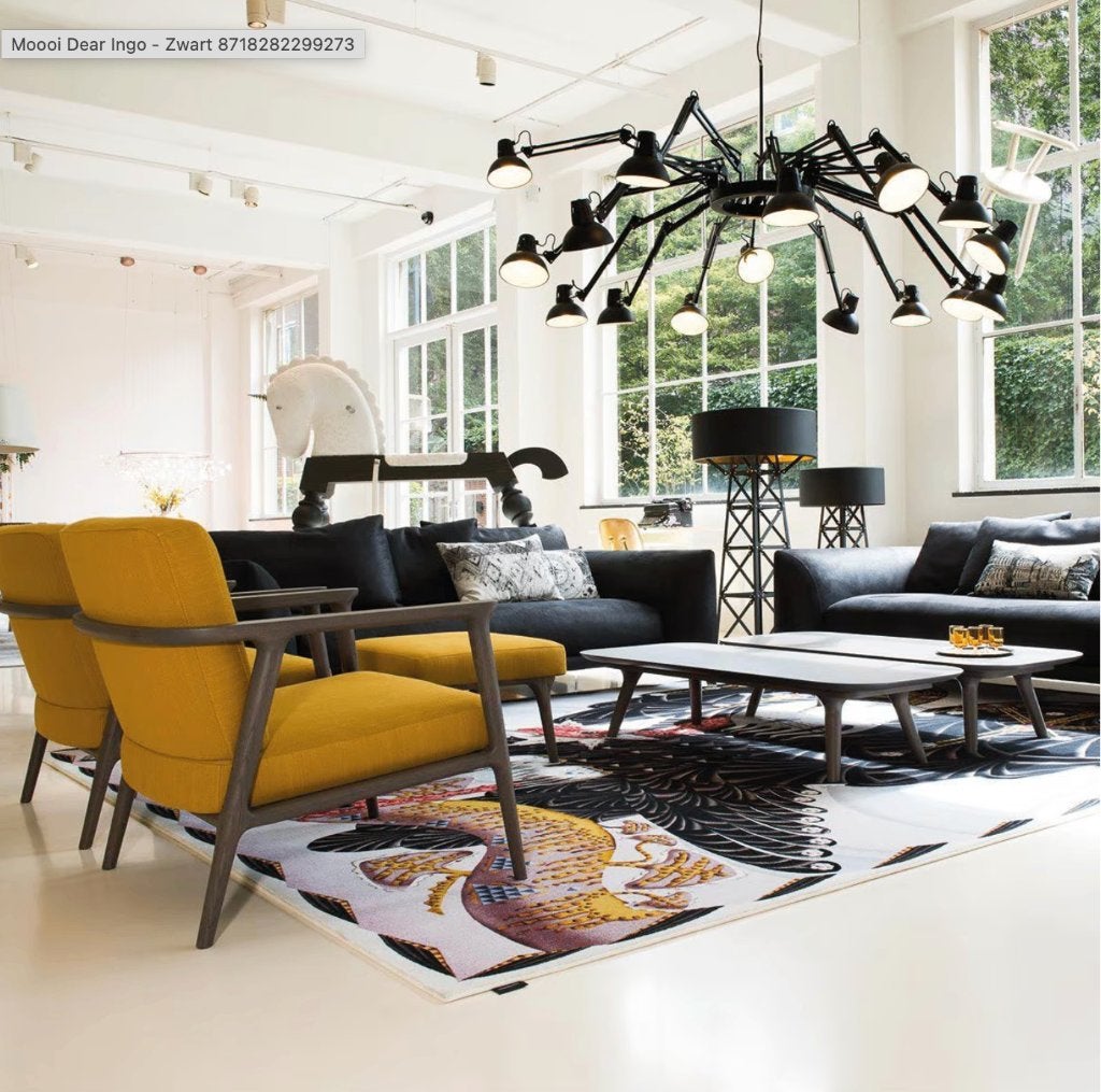 MOOOI Dear Ingo High-end hanglamp zwart gepoedercoat, Waterstad 23, High-end Furniture, Nieuw, Metaal