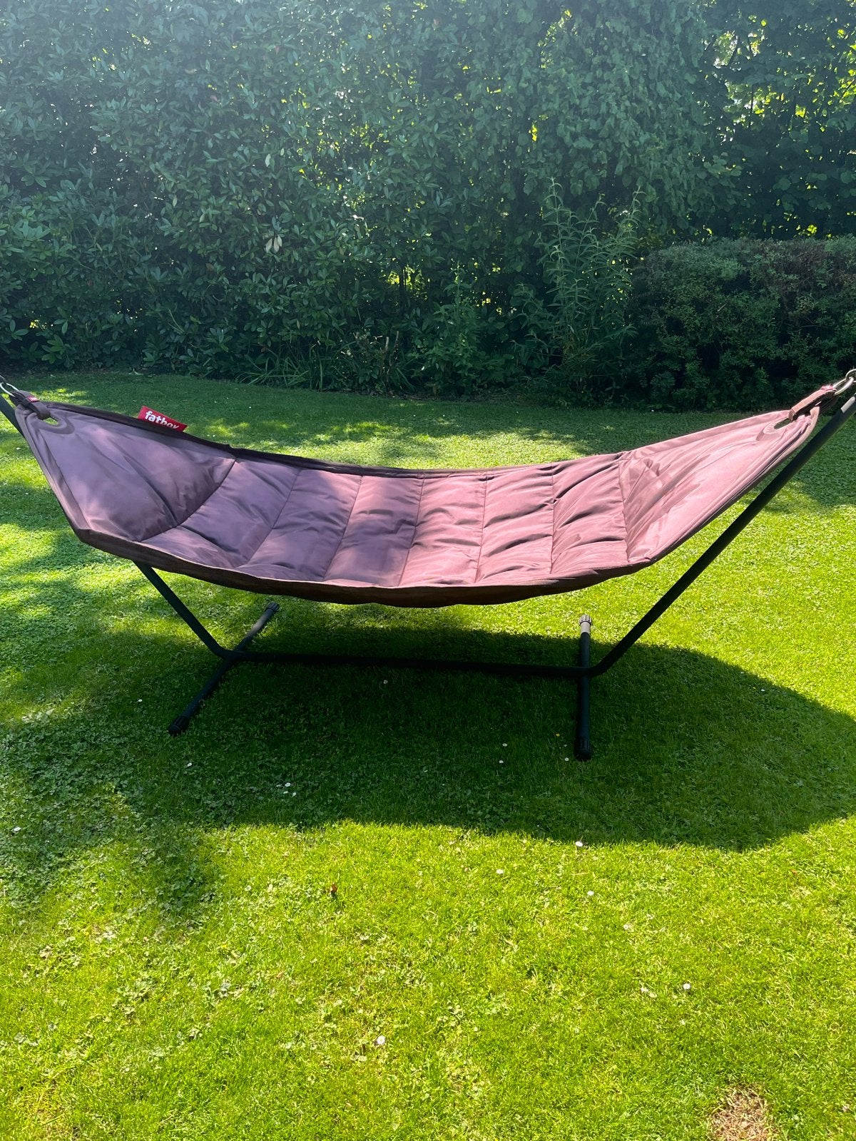 Fatboy Headdemock hangmat met standaard, Ophalen, Meerpersoons, Zo goed als nieuw, Met standaard