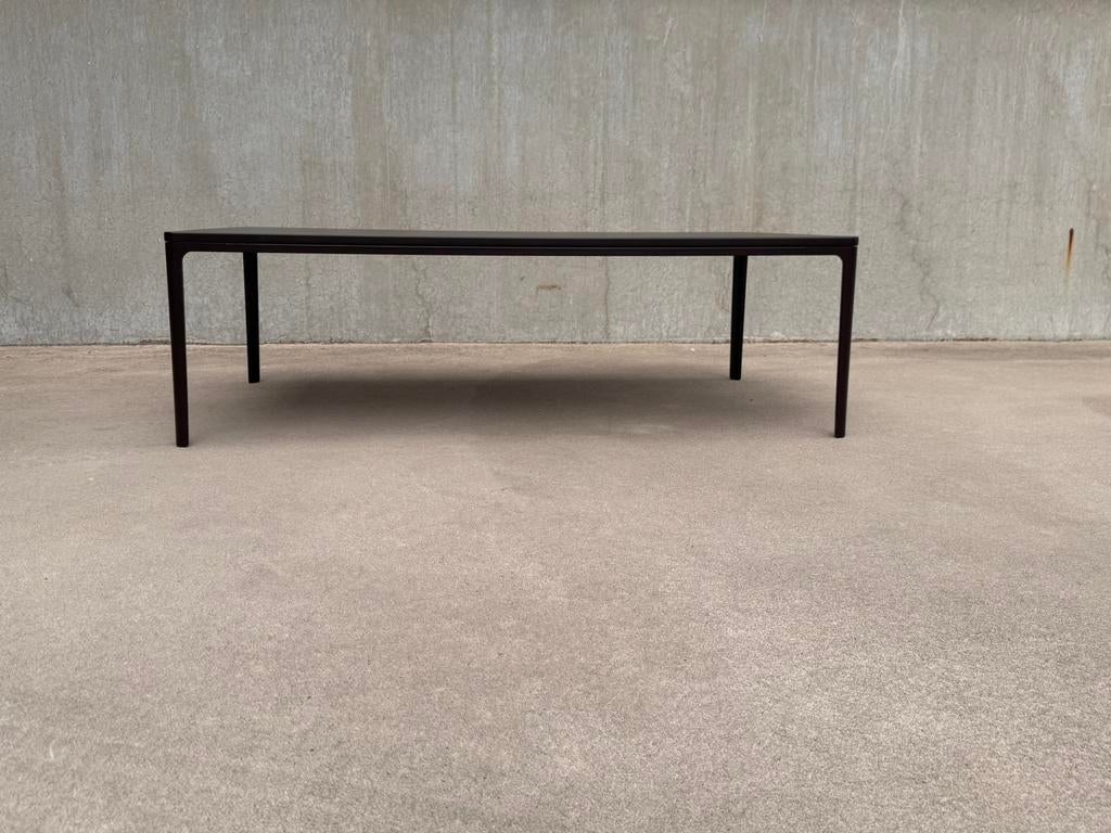 VITRA Plate coffee table design Morrison 120x70 chocolate, 100 tot 150 cm, |, Overige materialen, Zo goed als nieuw