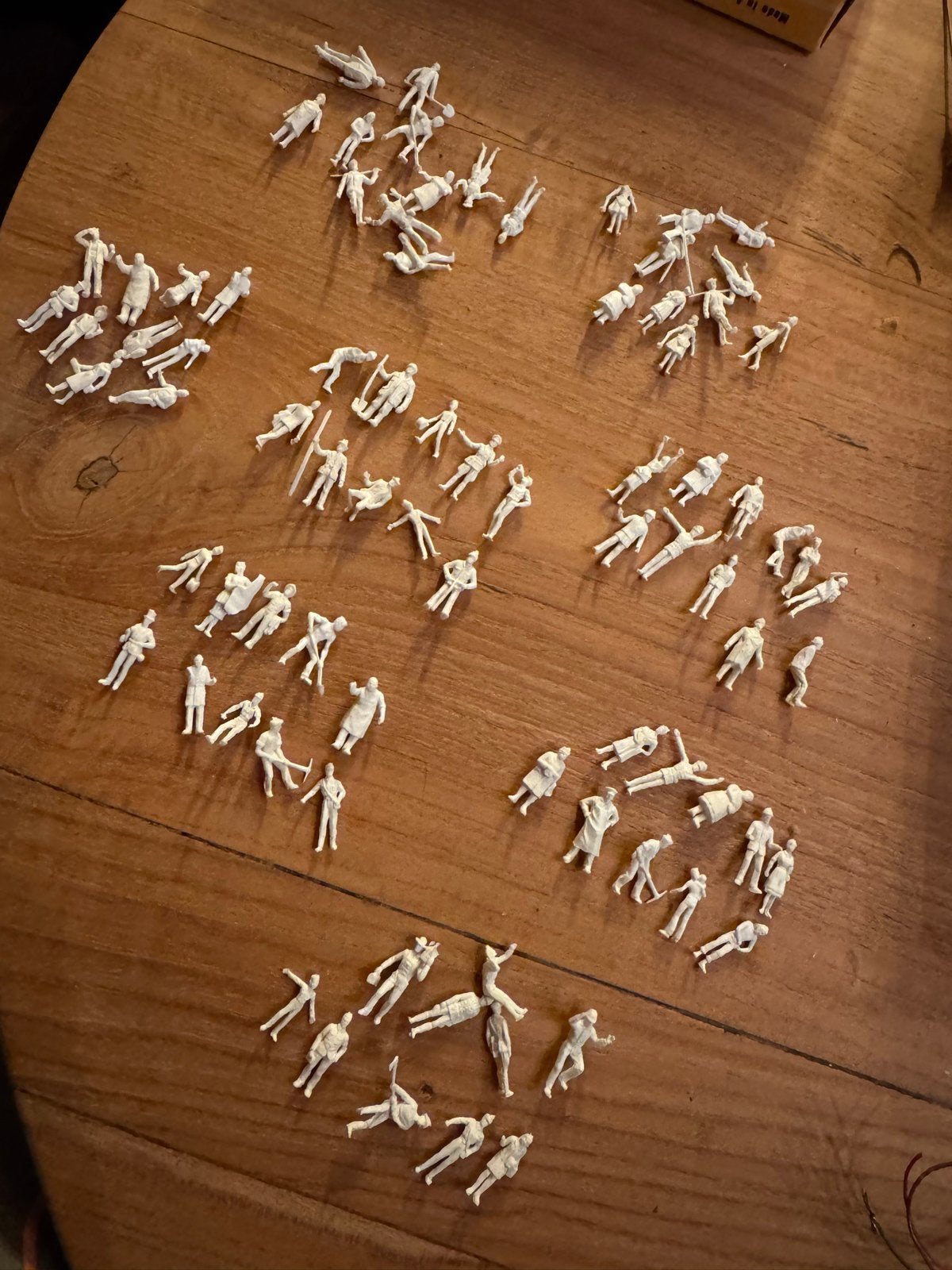 80 Preiser Figuren Poppetjes 1:87 - Nieuw, Onbeschilderd, Overige merken, Gelijkstroom of Wisselstroom, Brug, Tunnel of Gebouw