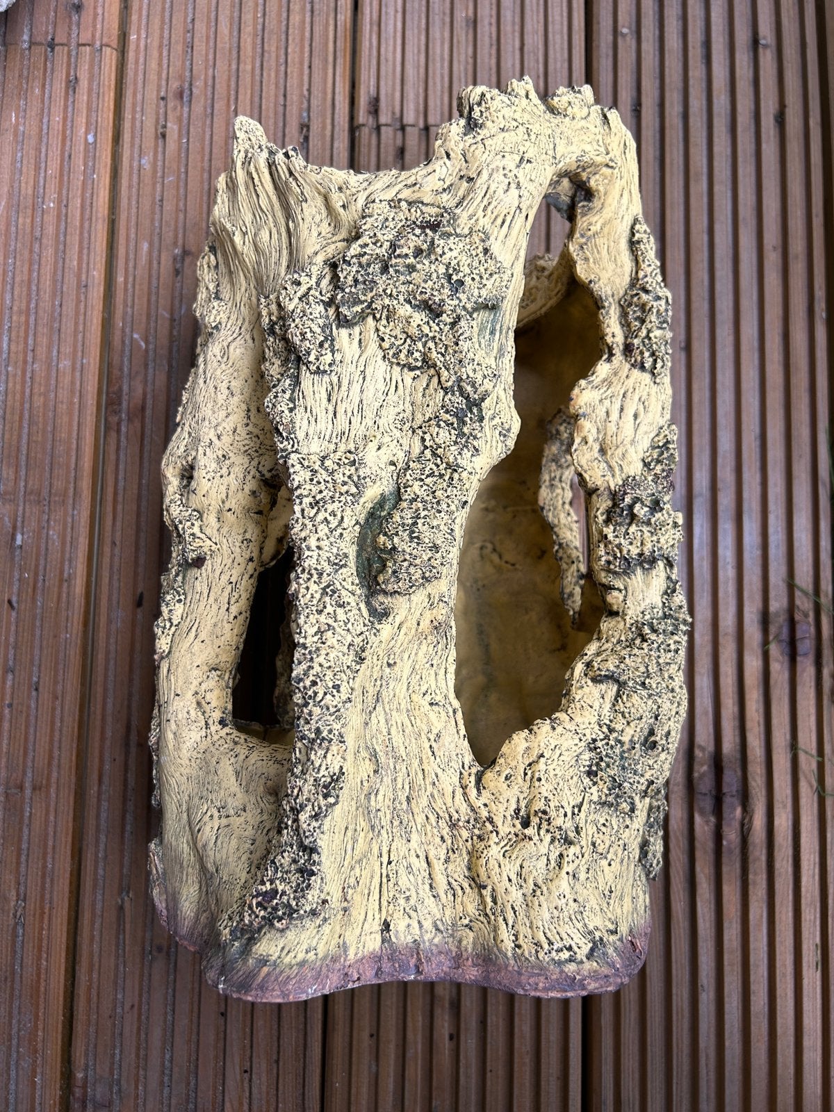 Aquarium “holle boomstam” groot, Ophalen, Gebruikt, Plant(en), Steen of Hout
