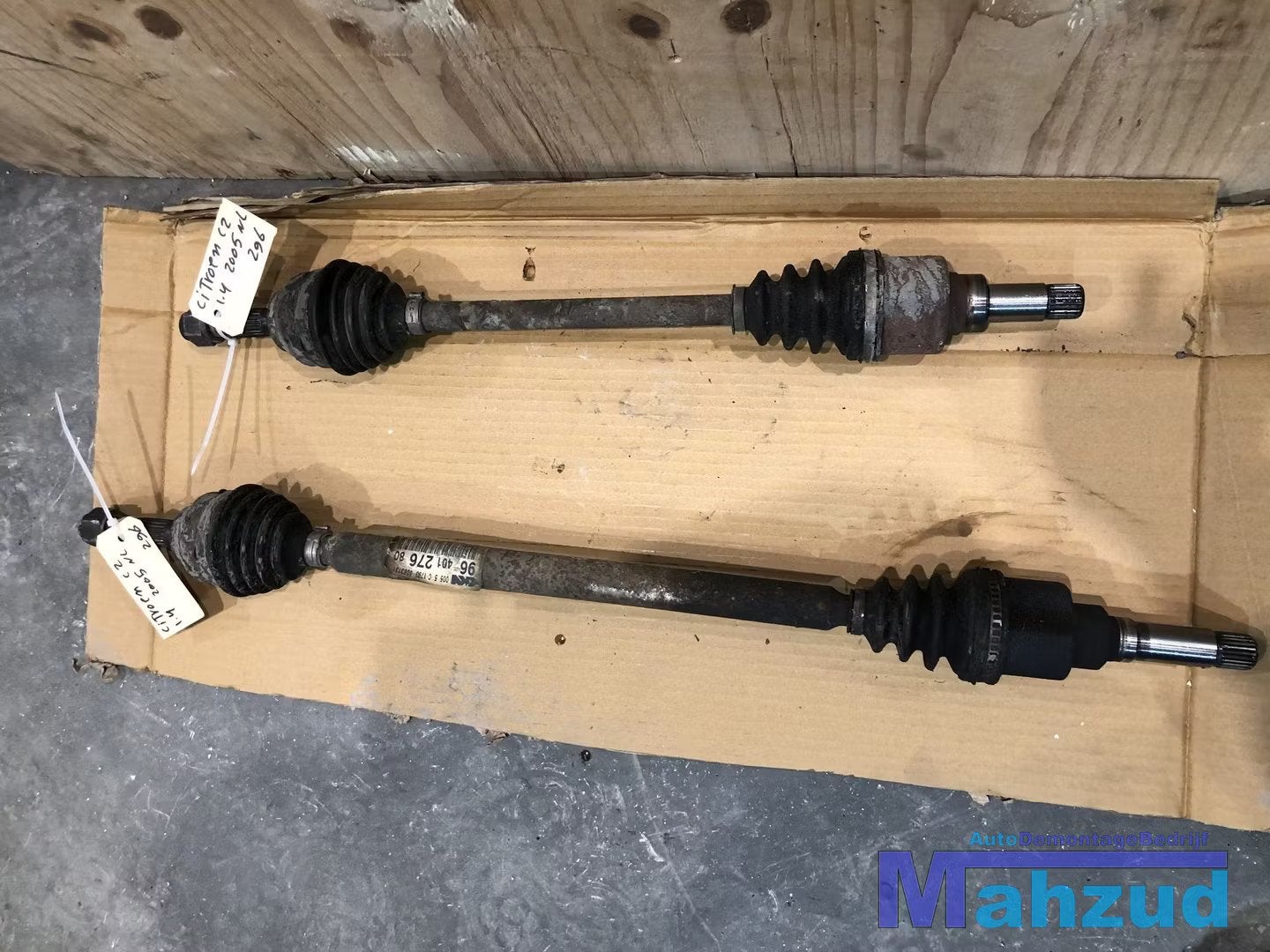 CITROEN C2 C3 links rechts aandrijfas 9640127680, Auto-onderdelen, Gebruikt, Citroën, Stellantis N.V., Ophalen of Verzenden