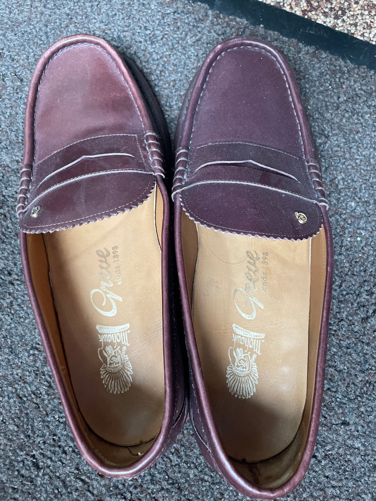 Heren Loafers - Mohawk by J. Grave - Maat 42, Ophalen of Verzenden, Gedragen, Bruin, Loafers