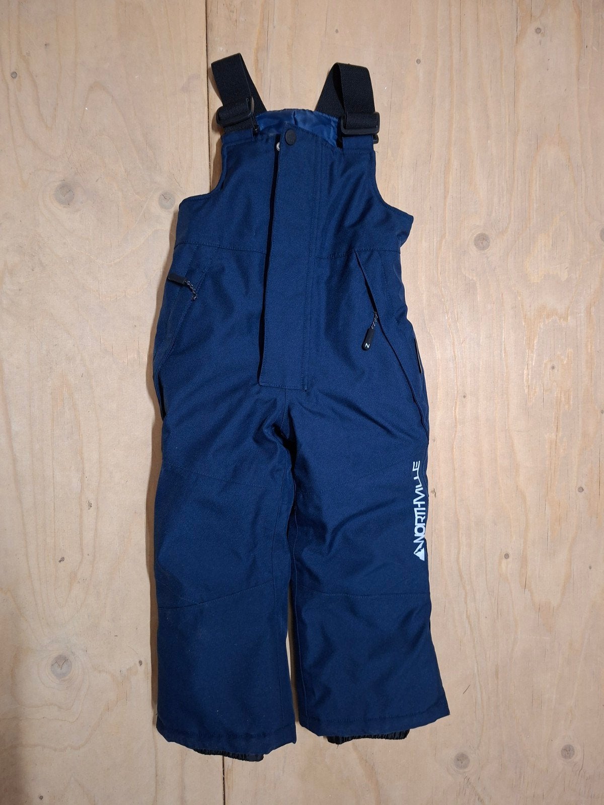 kinder skibroek donker blauw maat 98, Overige merken, Ophalen of Verzenden, Zo goed als nieuw, Kleding