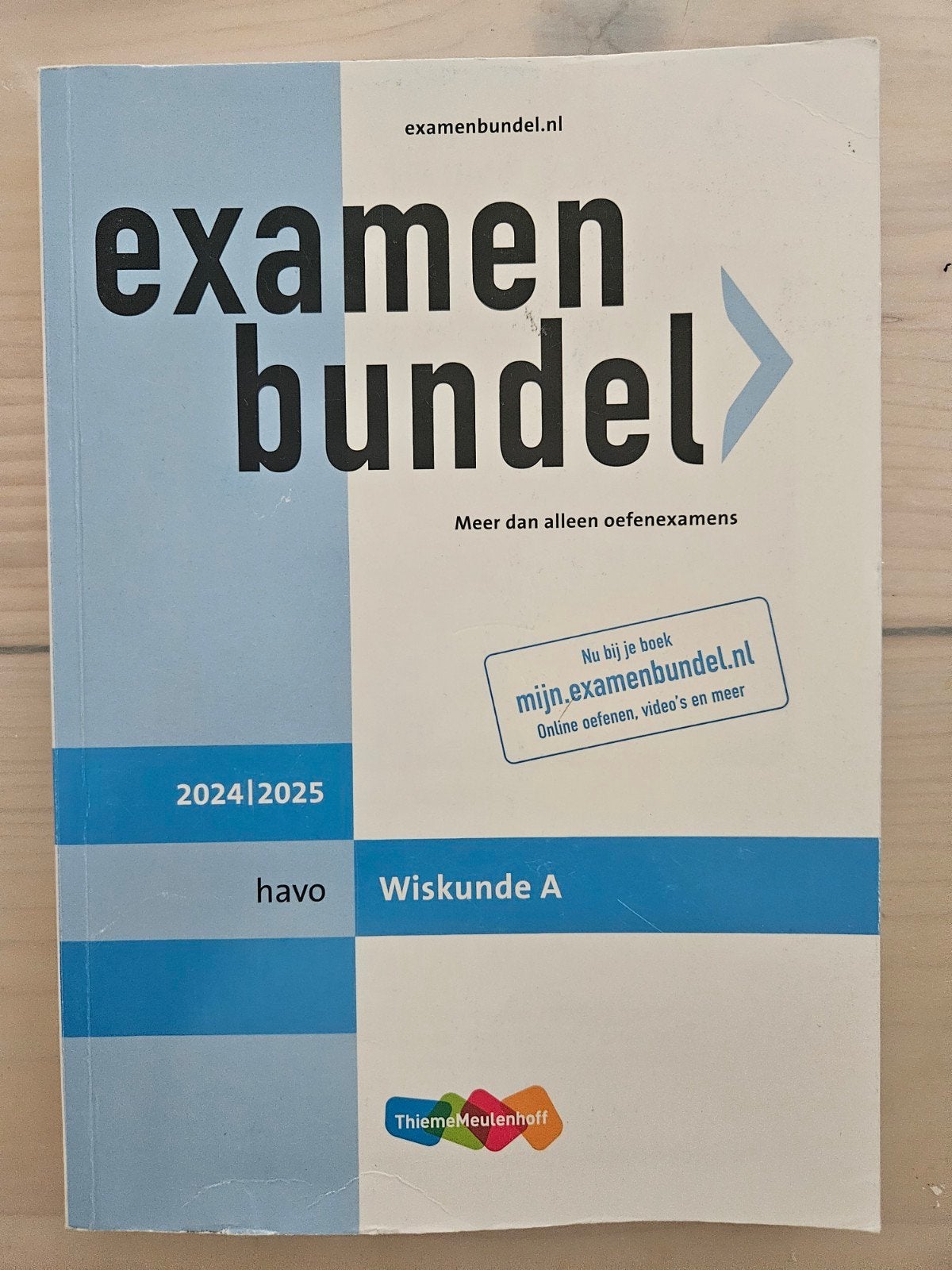 Examenbundel Havo Wiskunde A + gratis opdrachtenbundel, Ophalen of Verzenden, Zo goed als nieuw, HAVO