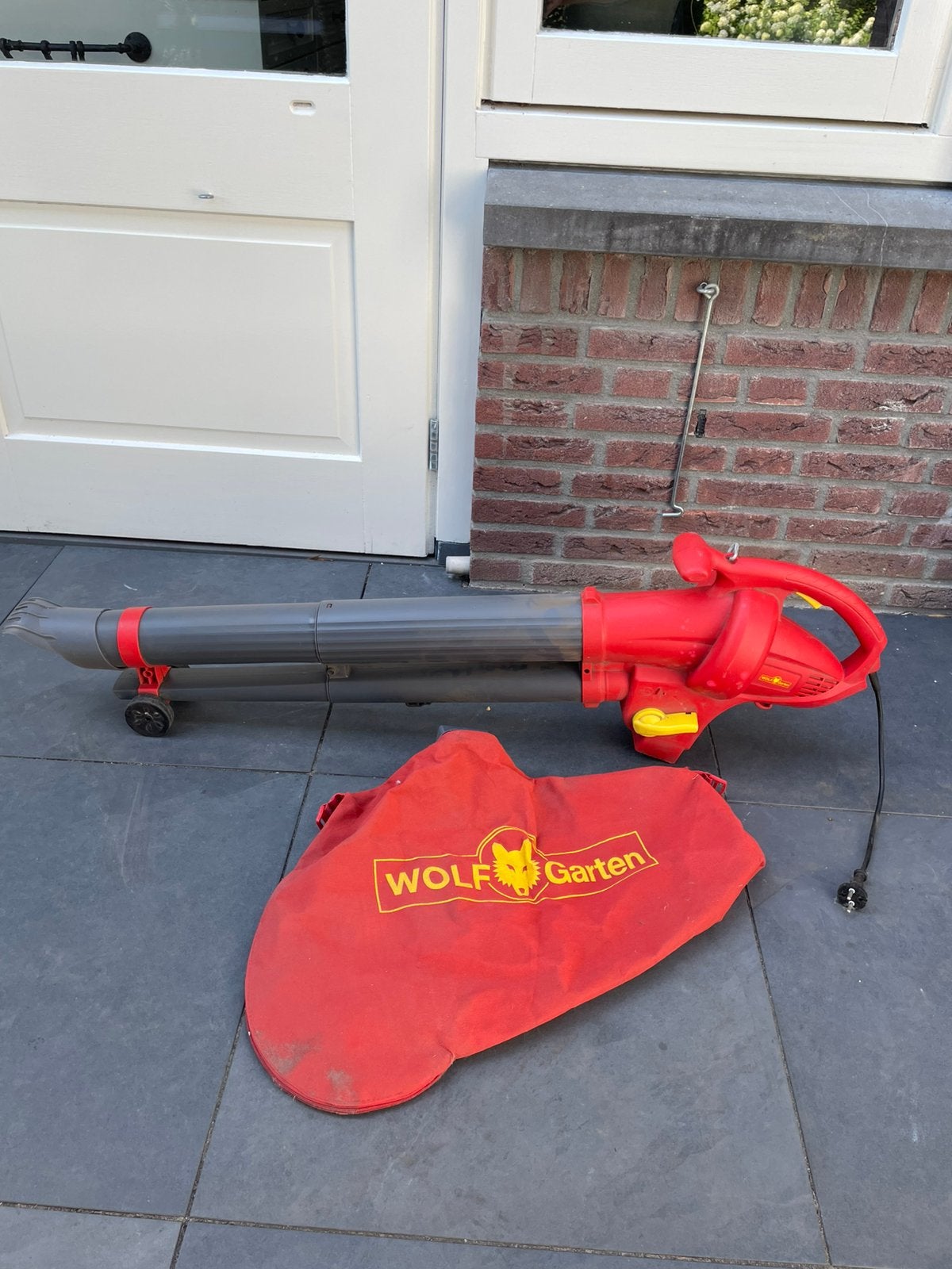 Wolf-Garten Bladblazer/Bladzuiger met Versnipperfunctie, Ophalen, Gebruikt, Handgedragen, Met opvangzak
