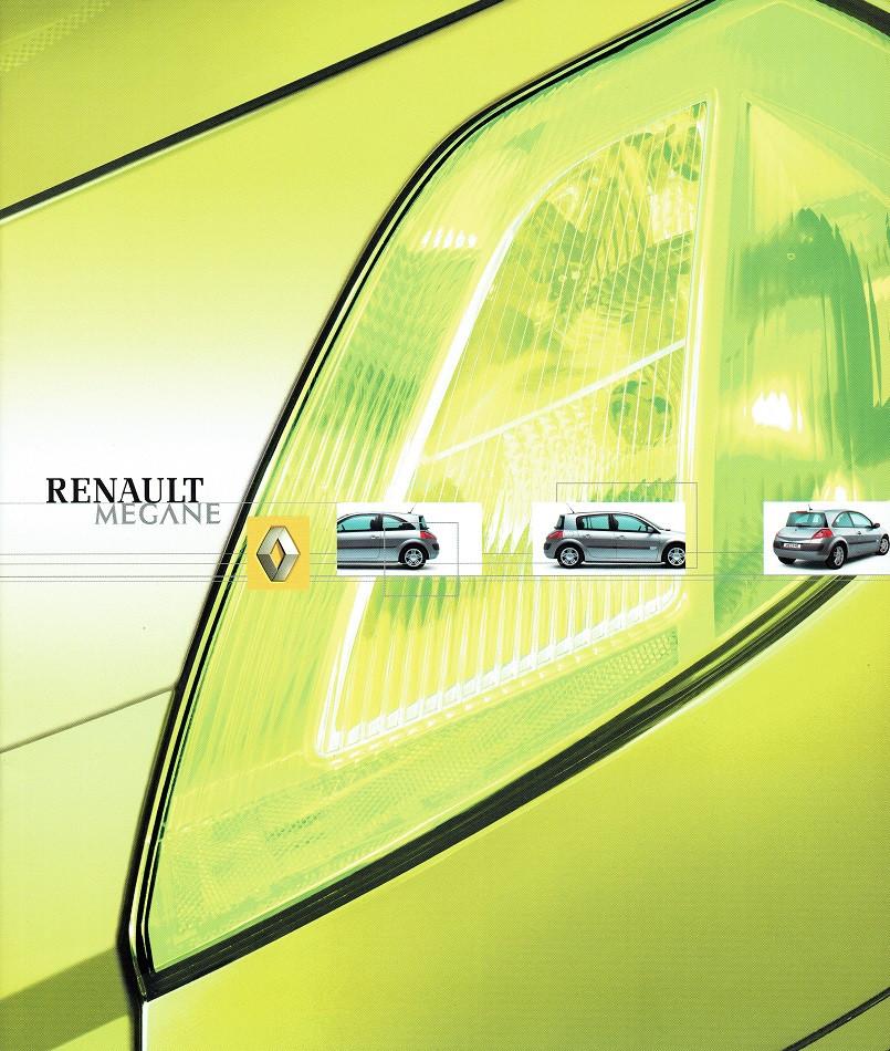 Folder Renault Mégane (2002), Verzenden, Zo goed als nieuw, Renault
