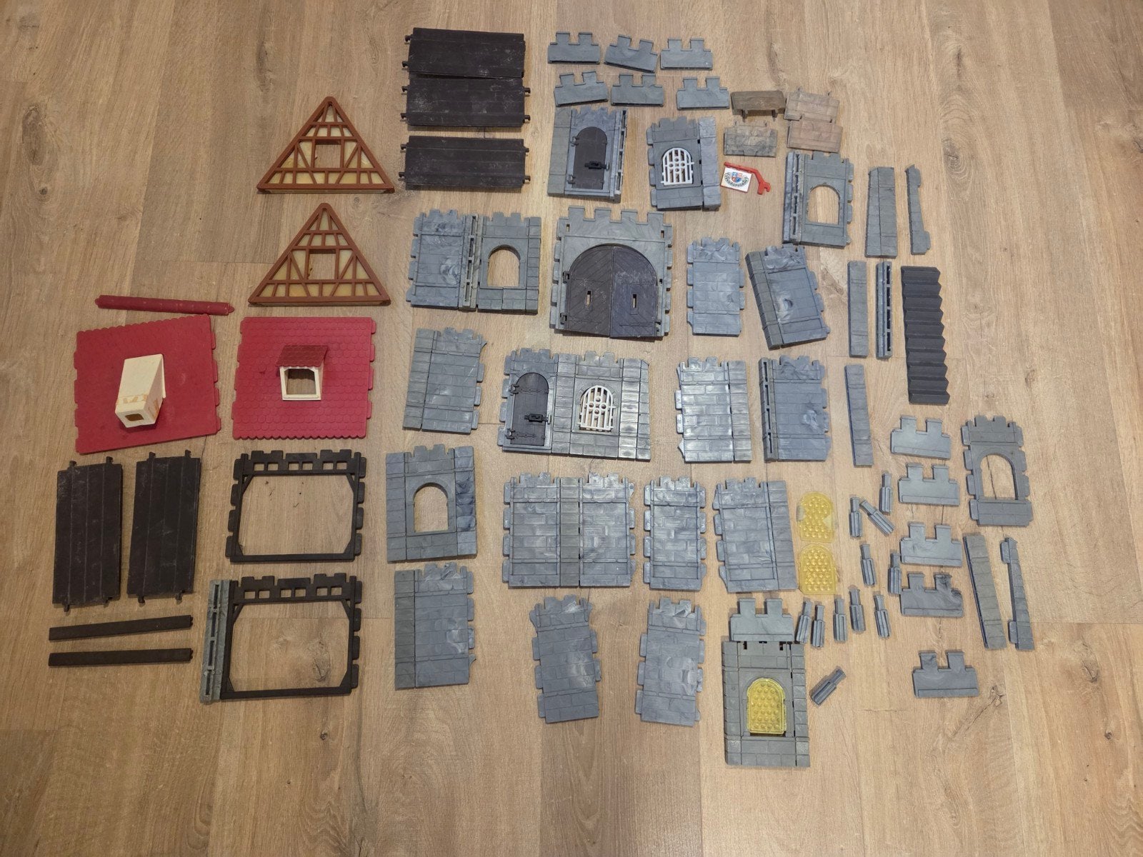 Playmobil Ridders Kasteel - Vintage Jaren '70/'80 Onderdelen, Kinderen en Baby's, Speelgoed | Playmobil, Gebruikt, Losse onderdelen