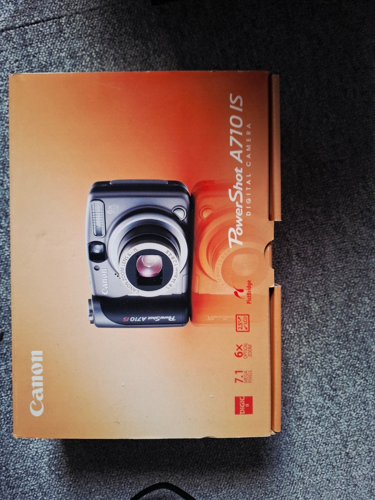 Canon PowerShot A710 IS Digitale Camera - Compleet in doos, Audio, Tv en Foto, Fotocamera's Digitaal, Canon, Compact, Ophalen of Verzenden