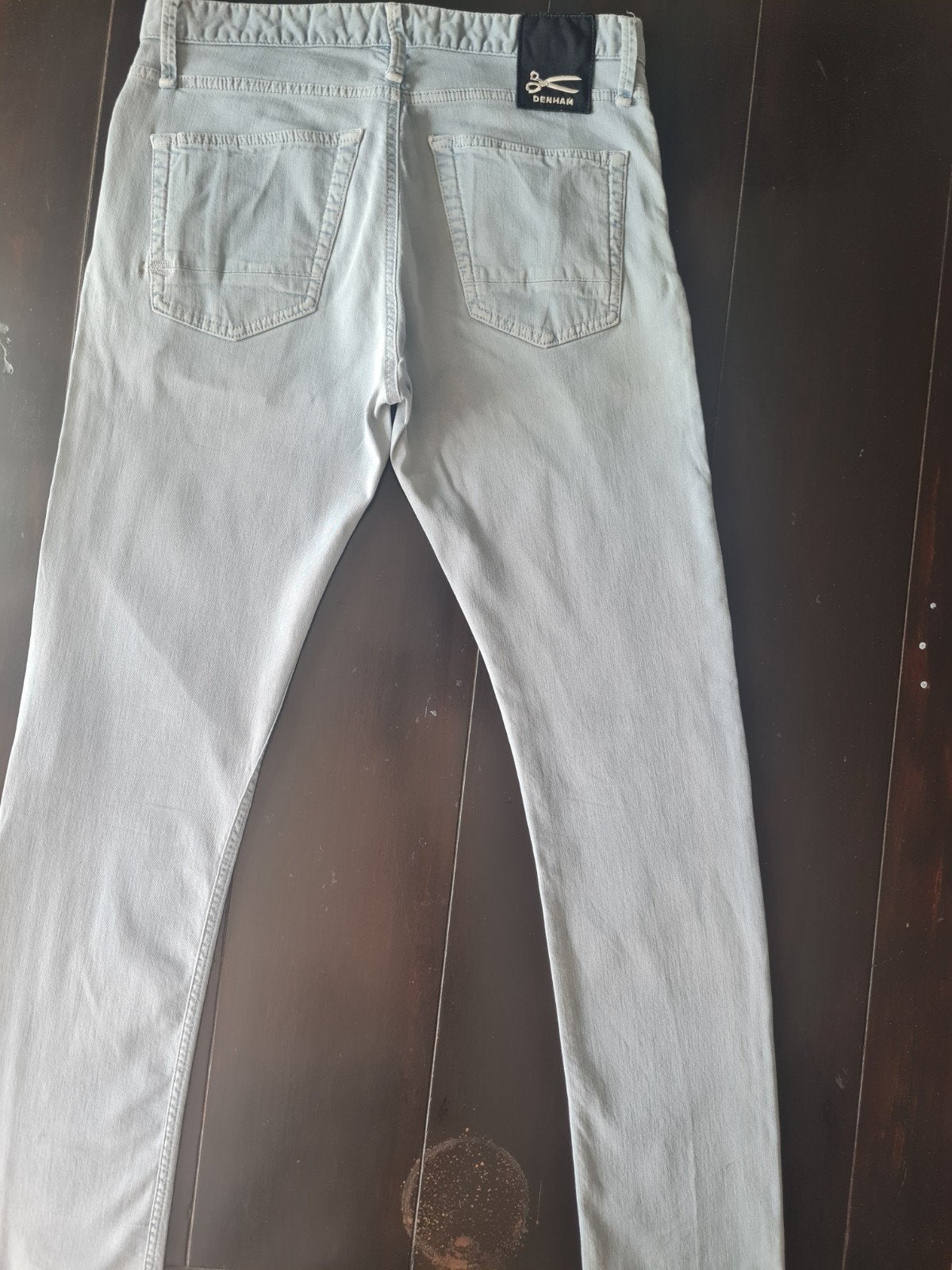 ZGAN LICHTE DENHAM RAZOR SLIM FIT STRETCH JEANS SIZE 31/32!!, Blauw, W32 (confectie 46) of kleiner, Ophalen of Verzenden, Zo goed als nieuw