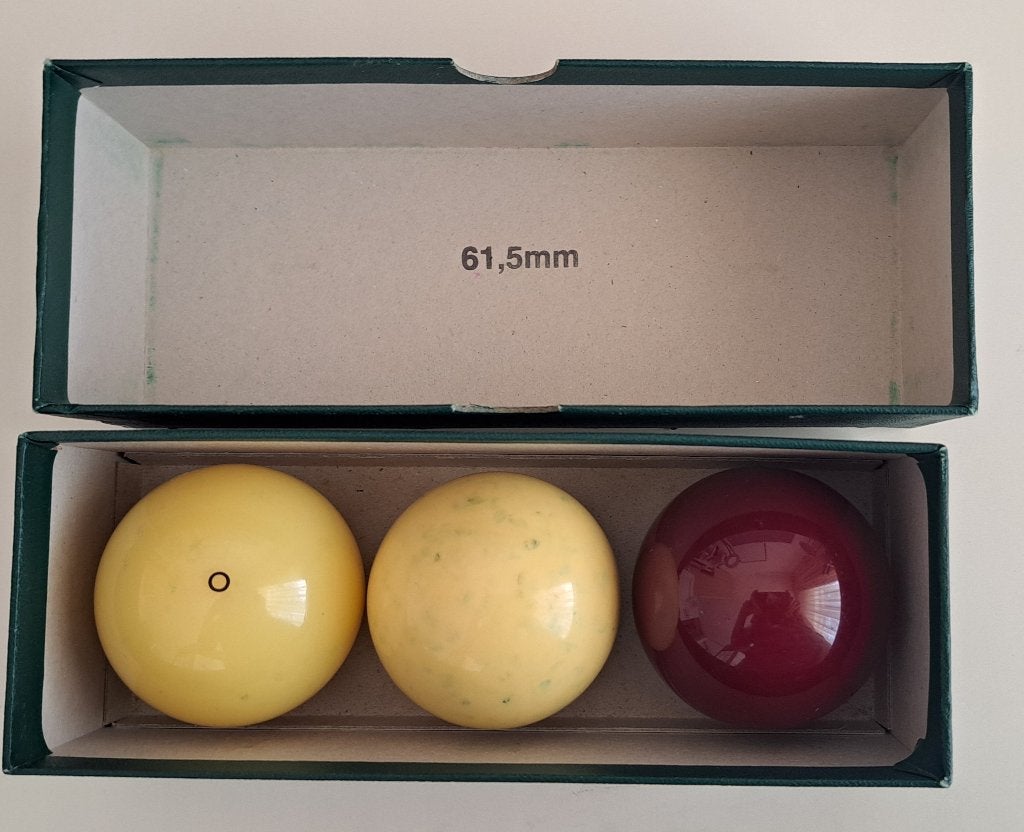 Set carambole biljartballen Super Aramith, Ophalen of Verzenden, Zo goed als nieuw, Keu of Ballen