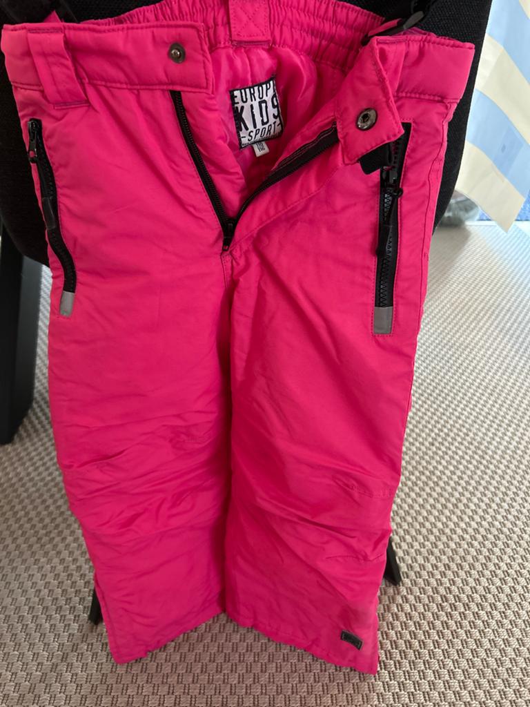 Roze skibroek Europa Kids Sport - Maat 110, Kleding | Dames, Wintersportkleding, Ophalen, Gedragen, Maat 34 (XS) of kleiner, Broek