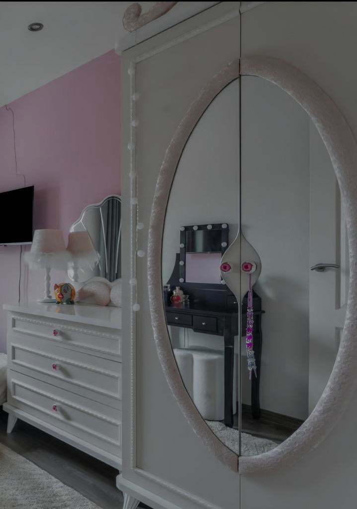 Rocky rosa kinderkamer, Ophalen of Verzenden, Zo goed als nieuw, 180 cm of meer, 85 tot 100 cm