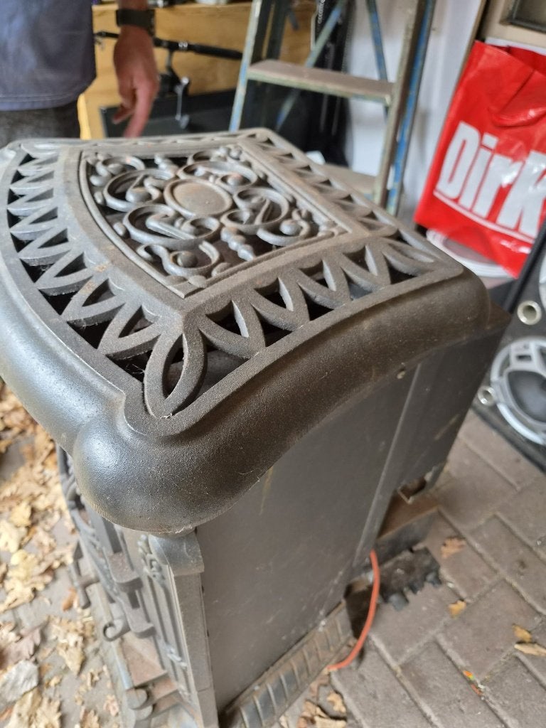 gietijzeren gaskachel, Huis en Inrichting, Kachels, Ophalen, Gebruikt, Gas, Gaskachel