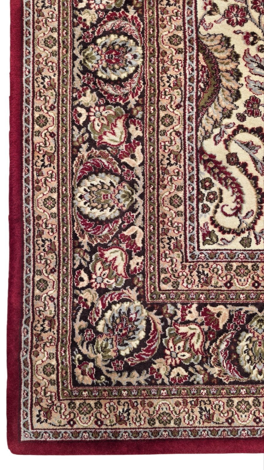 Vintage Perzisch wol Sarough vloerkleed floral red 200x298cm, Klassiek Perzisch Vintage oosters Hype, 150 tot 200 cm, 200 cm of meer