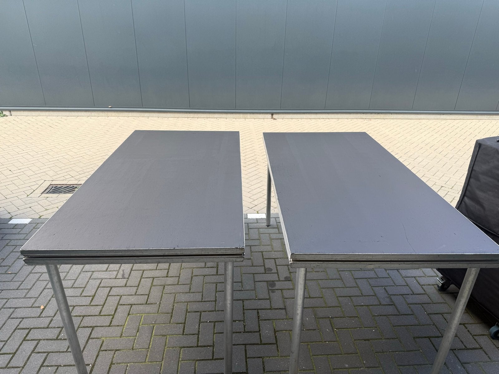 2 x stagedex podiumdelen van 2x1m, Ophalen, Gebruikt, Overige merken