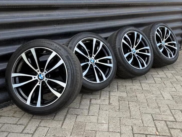 20” Orig Bmw X5 X6 F15 F16 velgen Styling 469M RFT banden, Ophalen, Gebruikt, 275 mm, Banden en Velgen